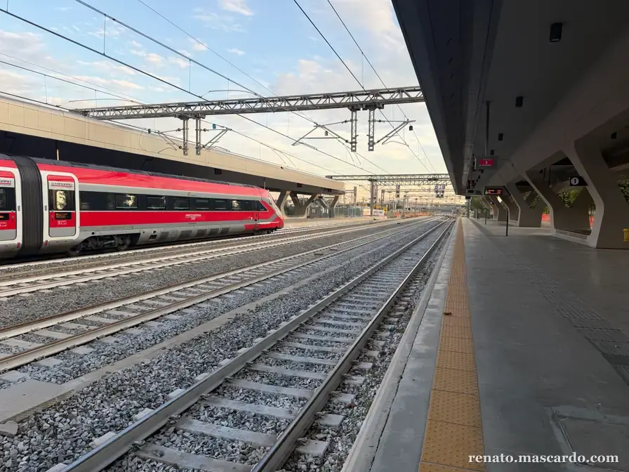 High-speed train at the station